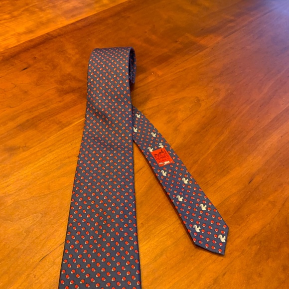 Authentic Hermes Paris Silk  ties - Picture 4 of 6